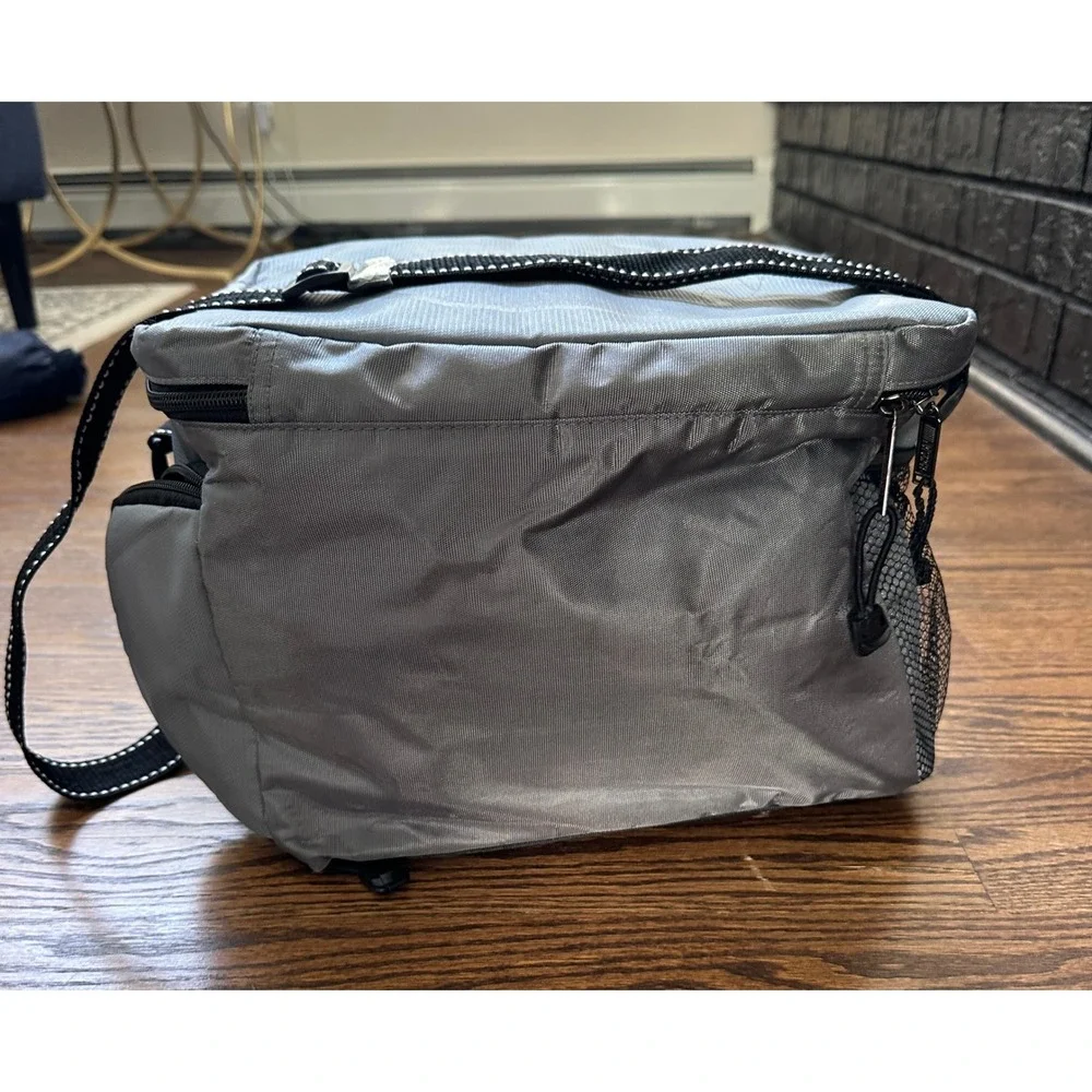 NASCAR Dale Earnhardt Cooler Bag OS Gray Mens Racing Intimidator Tailgate Gear